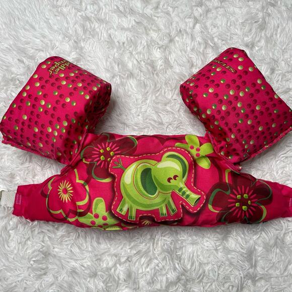 Stearns Puddle Jumper Floatation Device Swim Floaties Child Size 30-50lbs Pink - Picture 2 of 8